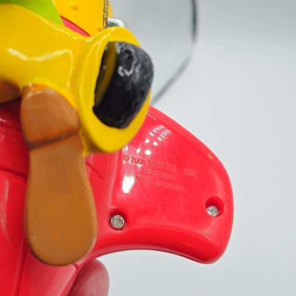 Vintage 2000 Fisher Price Mattel Mickey Mouse Goofy Super Stunt Plane Toy - Picture 10 of 11